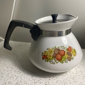 Vintage Corningware Spice of Life 6c teapot